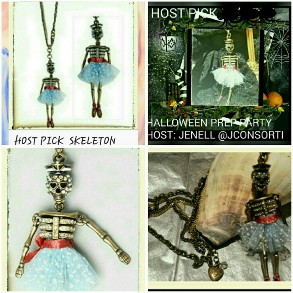 Betsey Johnson Yacht Club Sailor Ballerina Pendant Necklace 26"L+3" Extender NEW - Picture 5 of 11